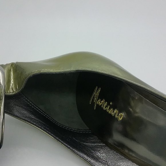 Marciano Patent Peep toe Ankle Cuff Heels - Picture 12 of 15